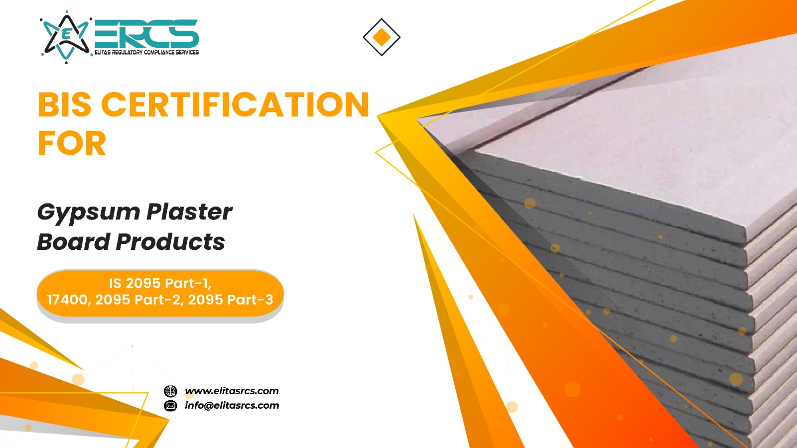 BIS Certification for Gypsum Plaster Board Products