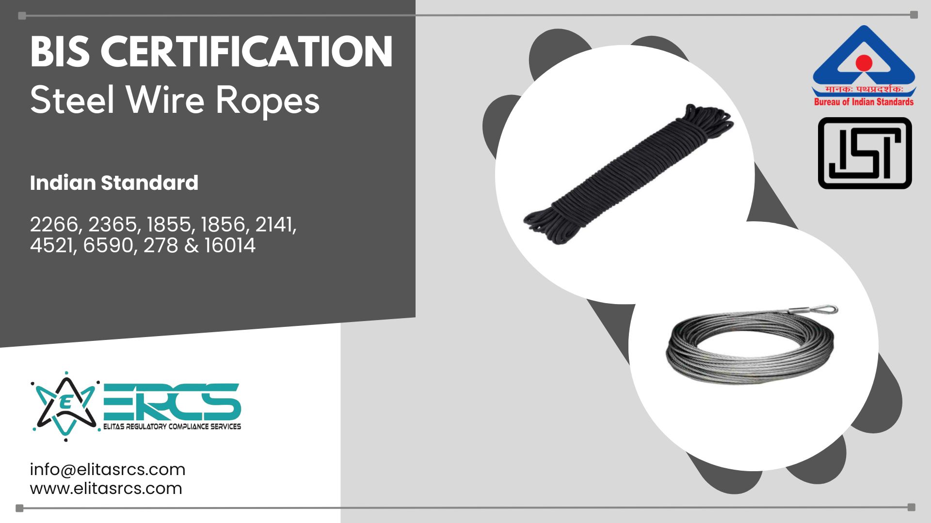 BIS Certification for Steel Wire Ropes