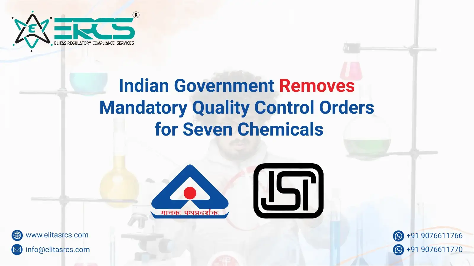 withdrawn seven Quality Control Orders of chemical