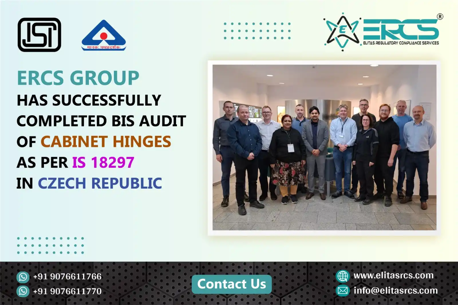 BIS Inspection for Cabinet Hinges