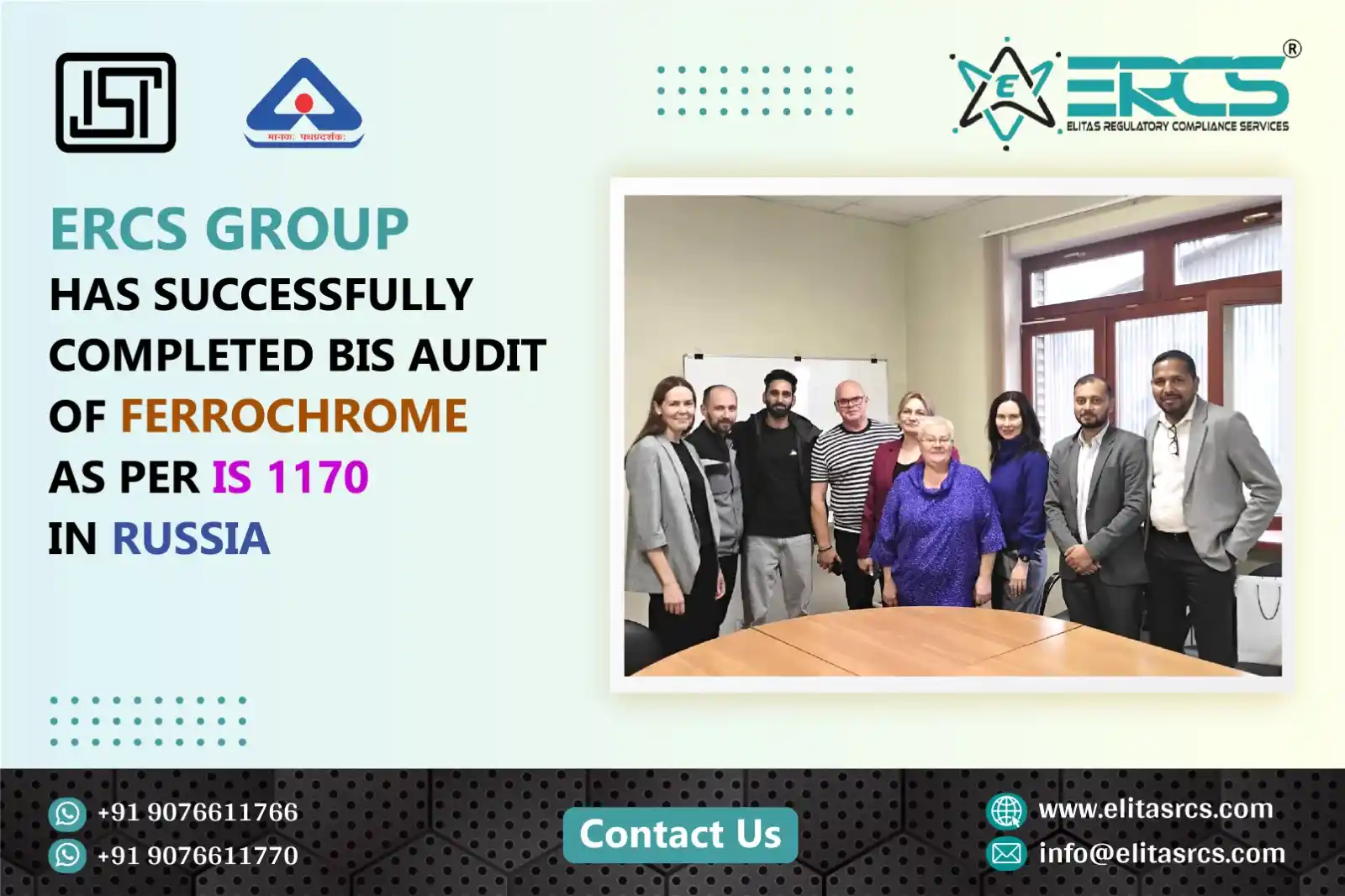 BIS Inspection for Ferrochrome