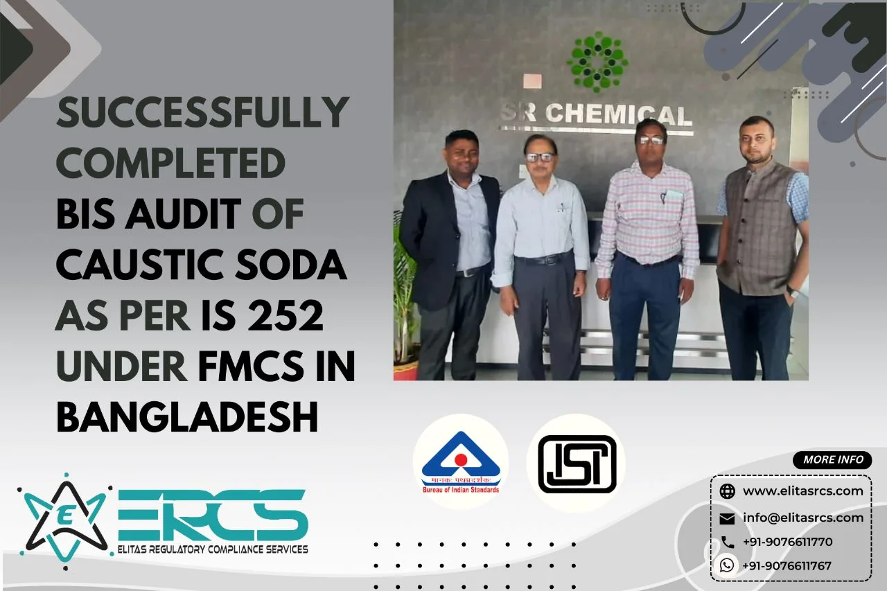 BIS Audit of Caustic Soda under IS 252 in Bangladesh is completed