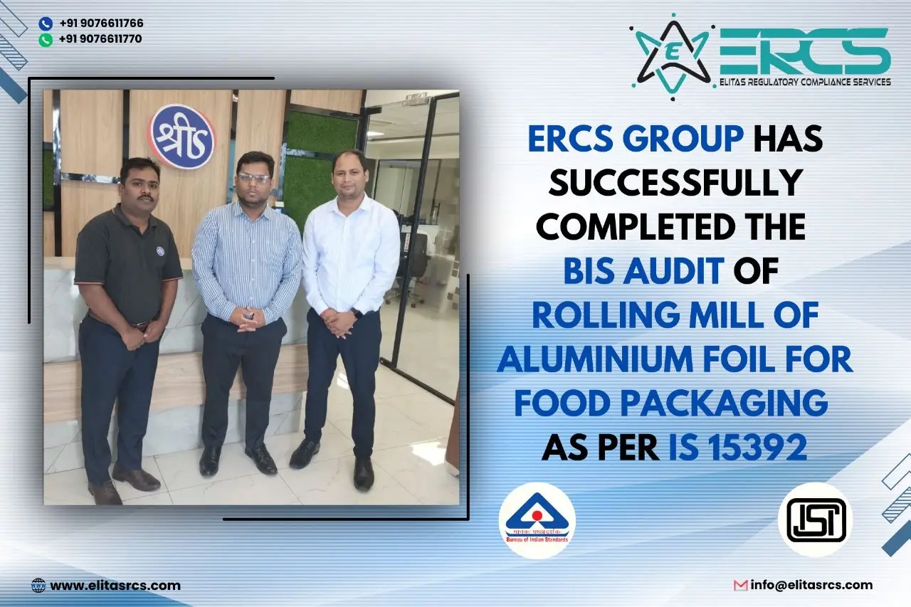 BIS Audit for Rolling Mill of Aluminium Foil under IS 15392 is completed