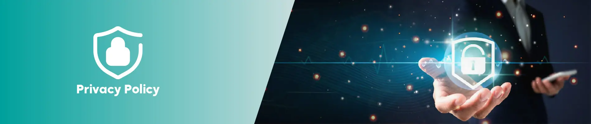 Privacy policy banner