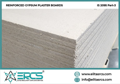 BIS Certification for Reinforced Gypsum Plaster Boards in India