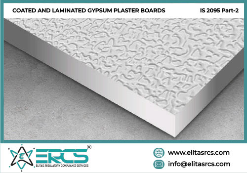 BIS Certification for Coated and Laminated Gypsum Plaster Boards in India