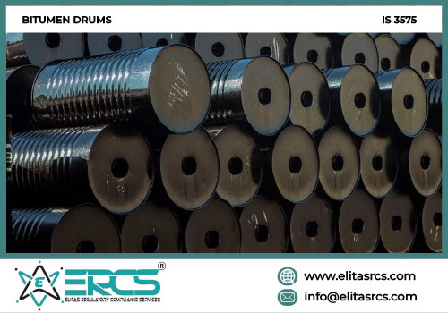 BIS Certification for Bitumen Drums in India