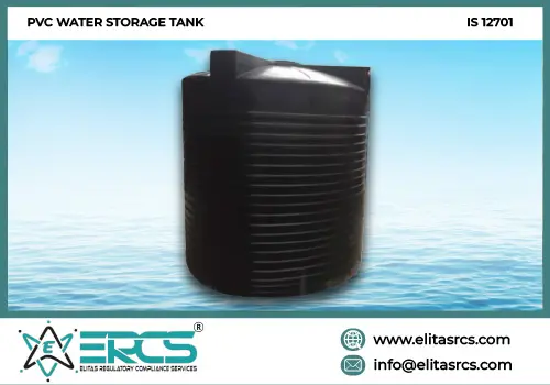 BIS Certification for PVC Water Storage Tank in India