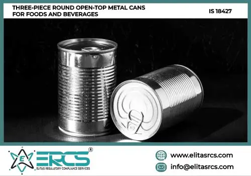 Image for BIS Certification for Three-Piece Round Metal Cans for Food in India