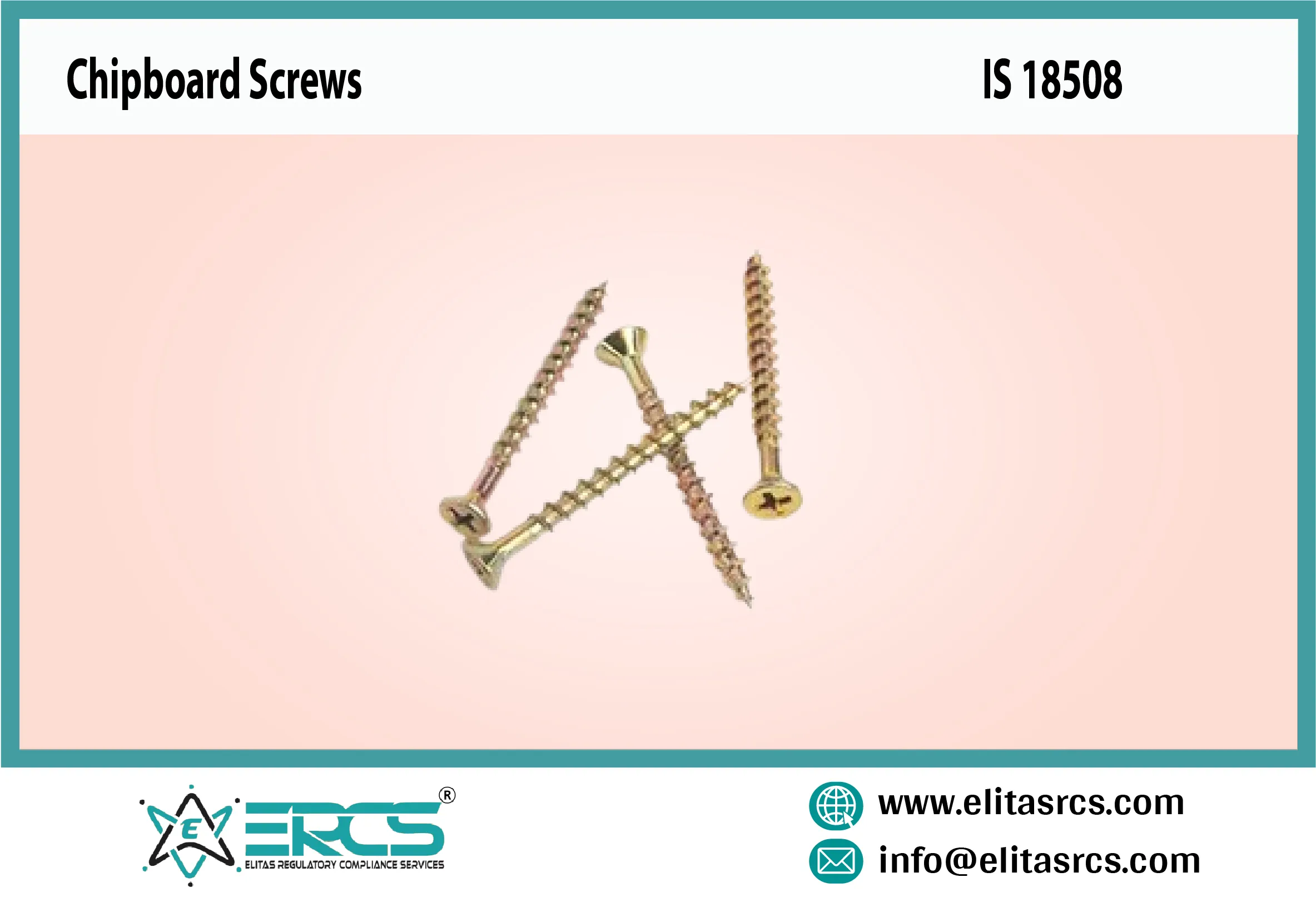 BIS Certification for Chipboard Screws in India