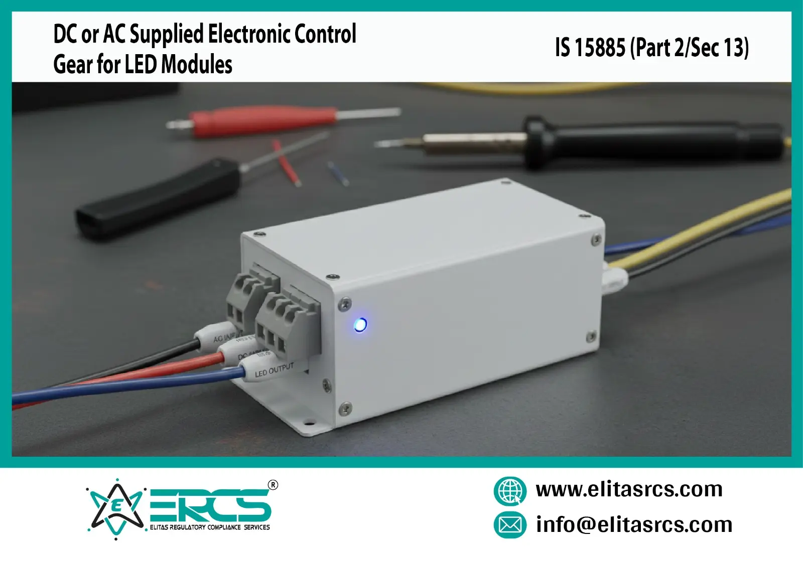 BIS CRS Registration for DC or AC Supplied Electronic