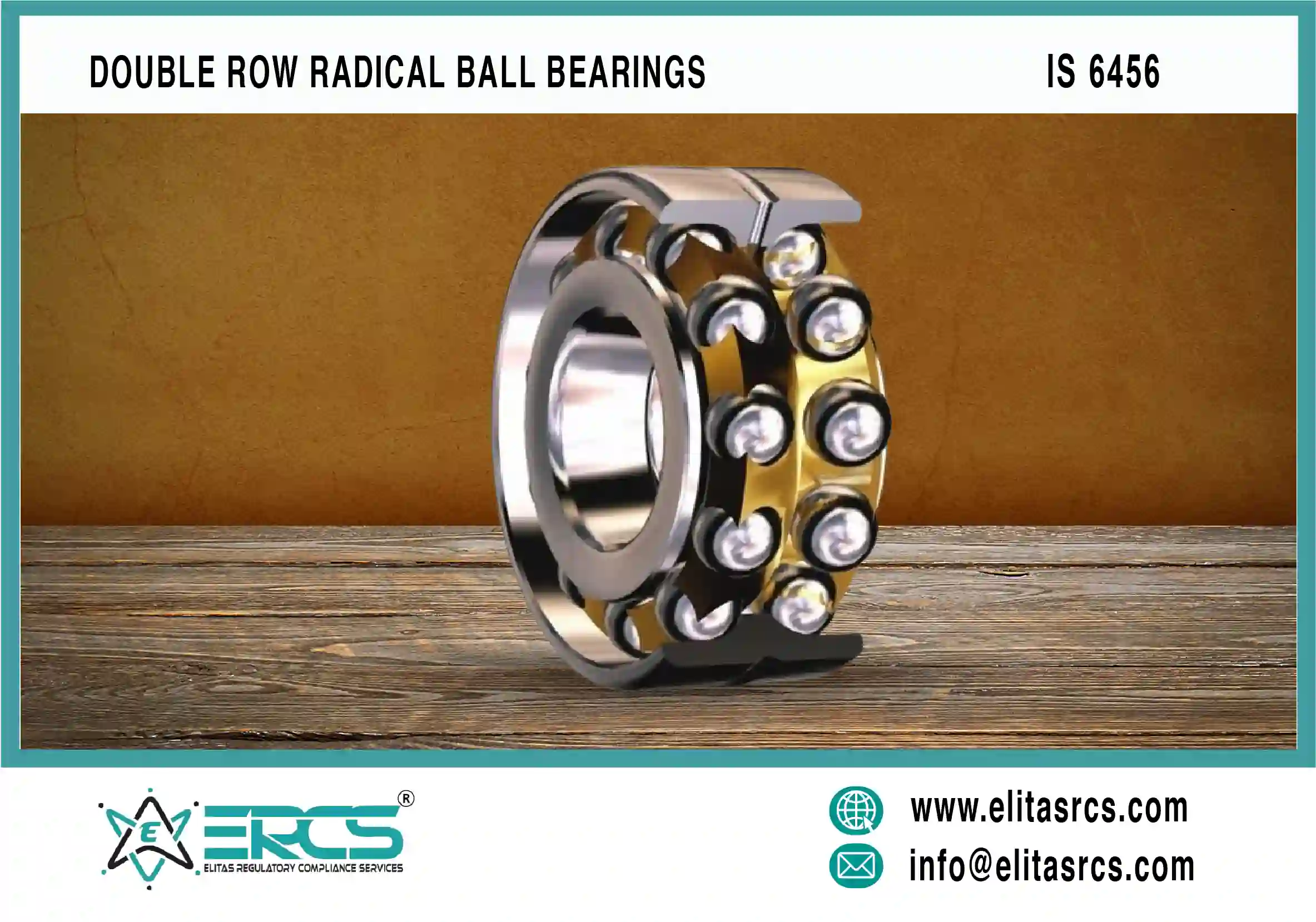 BIS Certification for Double Row Radial Ball Bearings in India