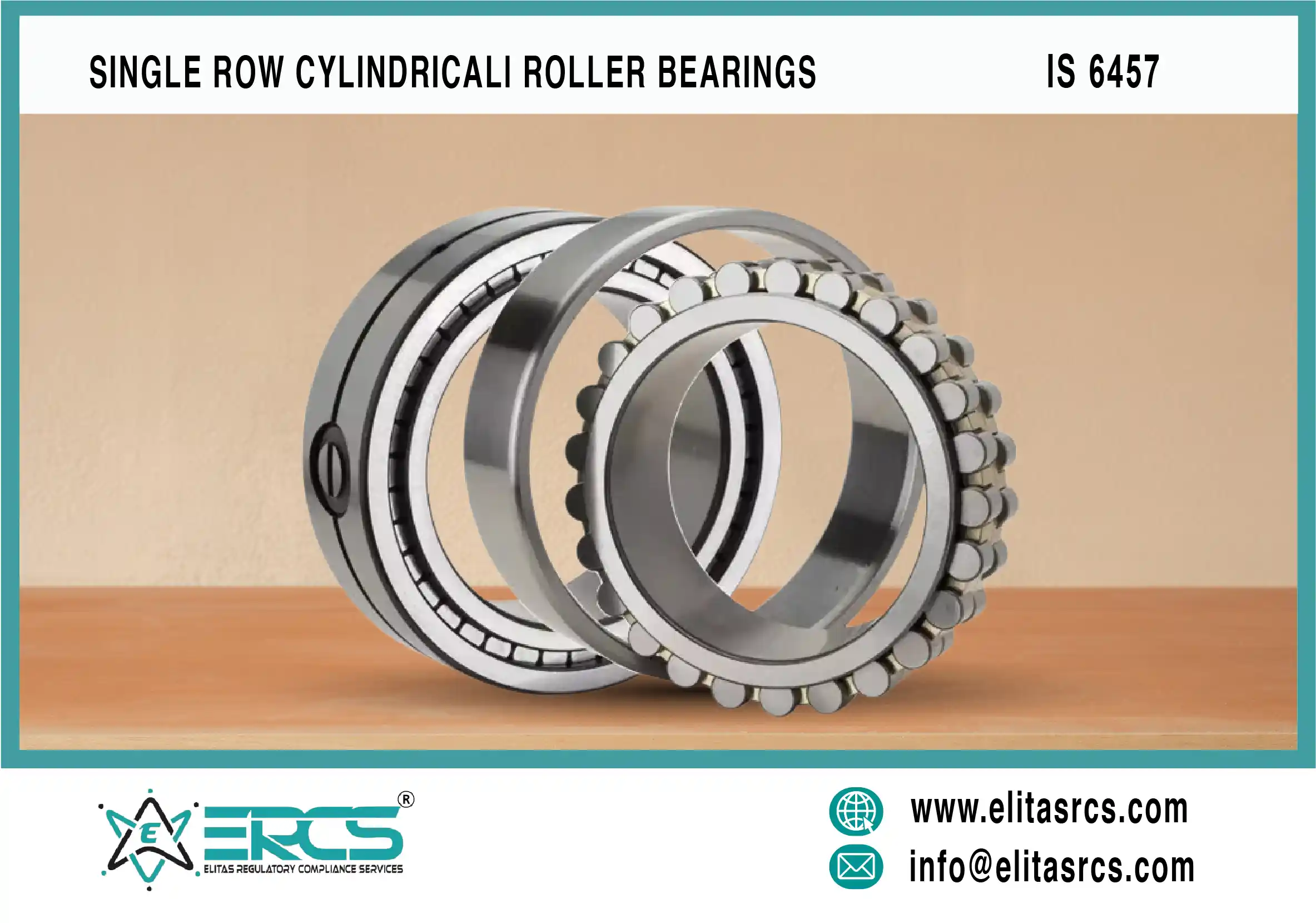 BIS Certification for Single Row Cylindrical Roller Bearings in India