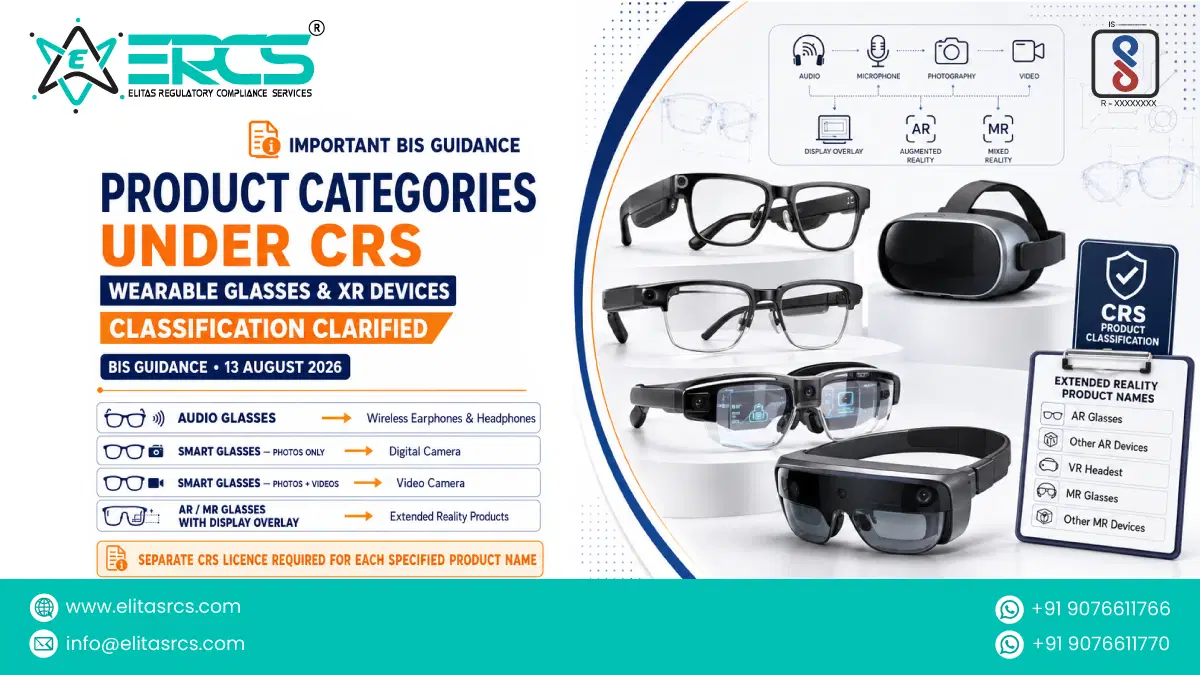 Product Categories under the Compulsory Registration Scheme (CRS)