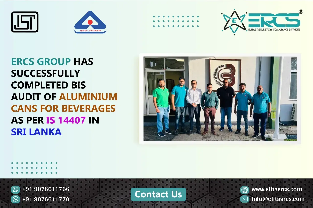 BIS Audit For Alumunium Cans For Beverages under IS 14407 in Sri Lanka is completed