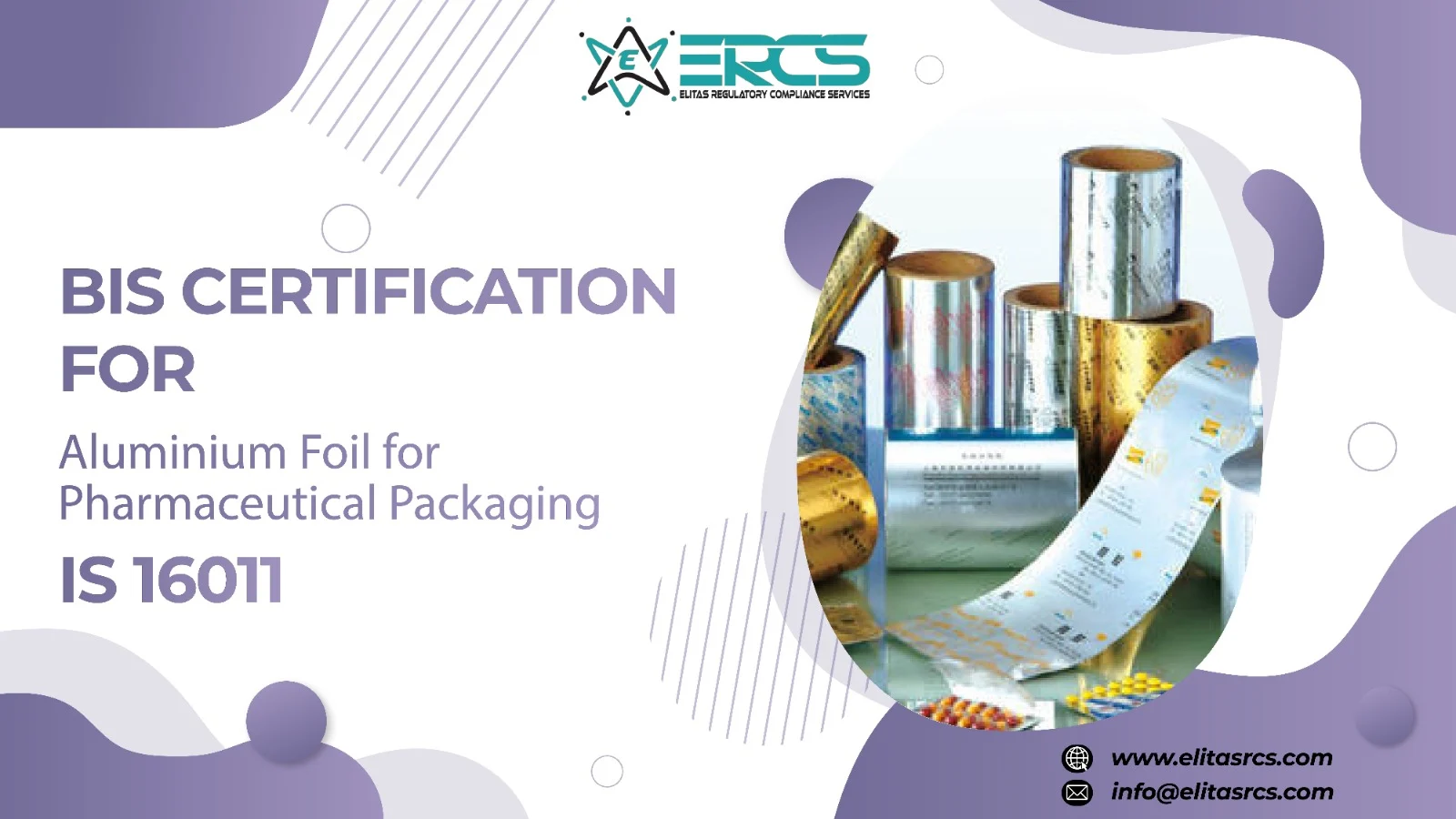 Information about BIS Certification for Aluminium Foil for Pharmaceutical Packaging