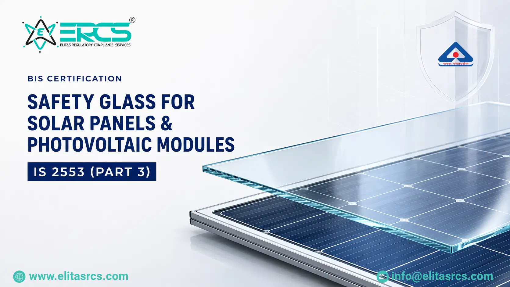 Safety Glass Specification For Solar Panels and Photovoltaic Modules IS 2553 Part 3