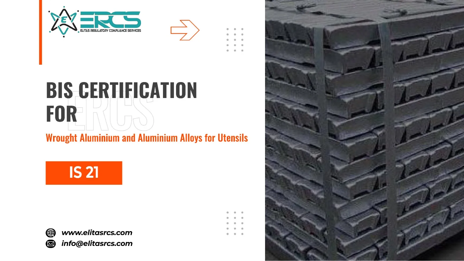 Information about BIS Certification for Wrought Aluminium and Aluminium Alloys