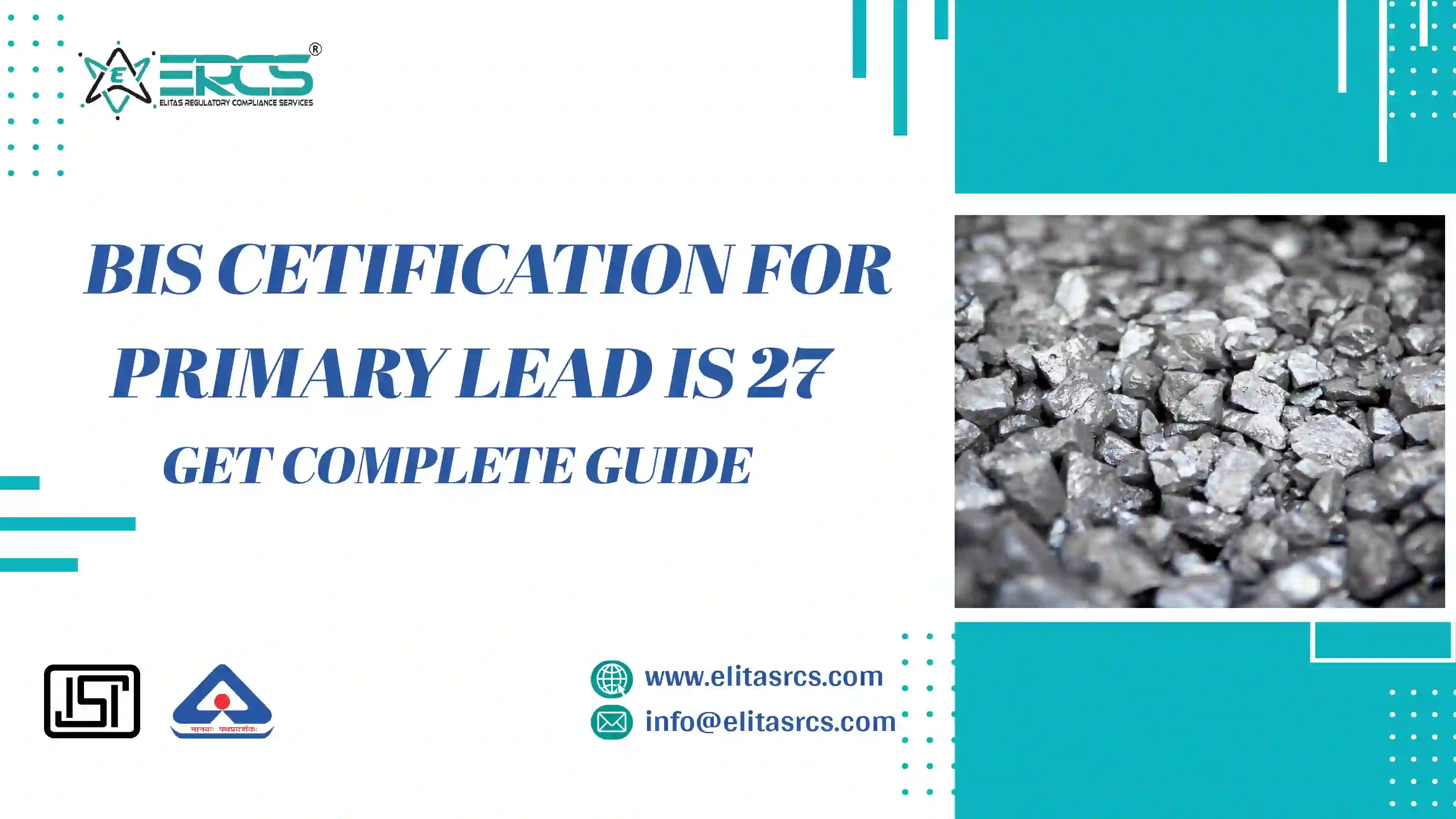 Complete Guide for BIS Certification for Primary Lead covered under IS 27