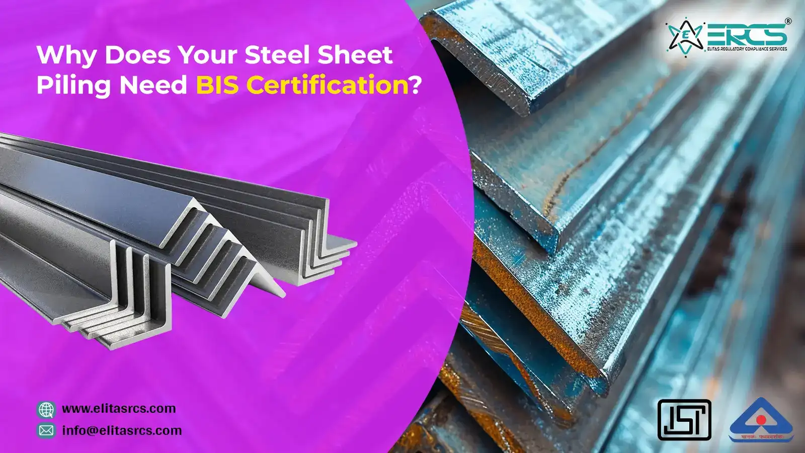 Mandatory BIS certification for Steel Sheet Piling covered under IS 2314