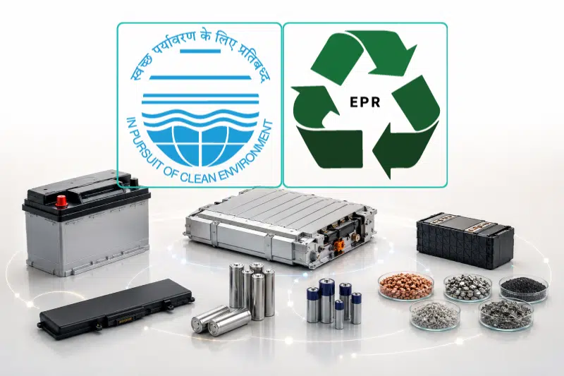 Mandatory EPR Registration for Battery Waste Management issued by CPCB
