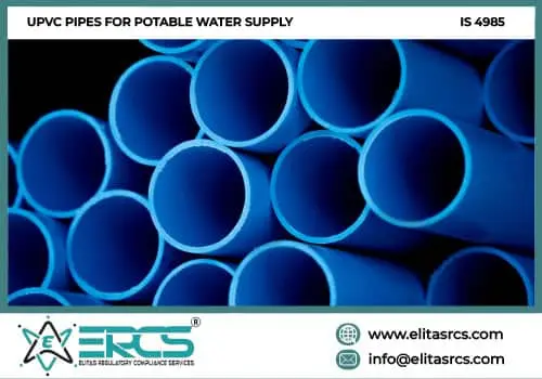 UPVC Pipes for Potable Water Supply in India