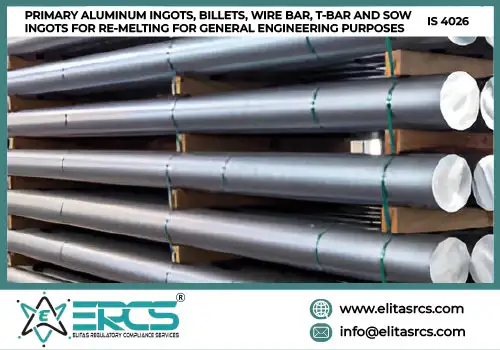 BIS Certification for Primary Aluminum Ingots for Remelting for General Engineering Purposes in India