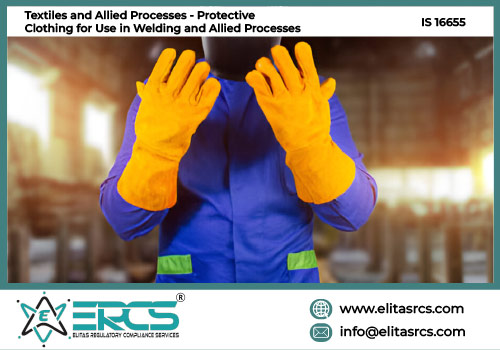 PROTECTIVE CLOTHING FOR USE IN WELDING AND ALLIED PROCESSES IS 16655
