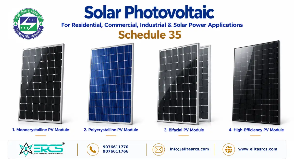 BEE Registration for Solar PV Modules
