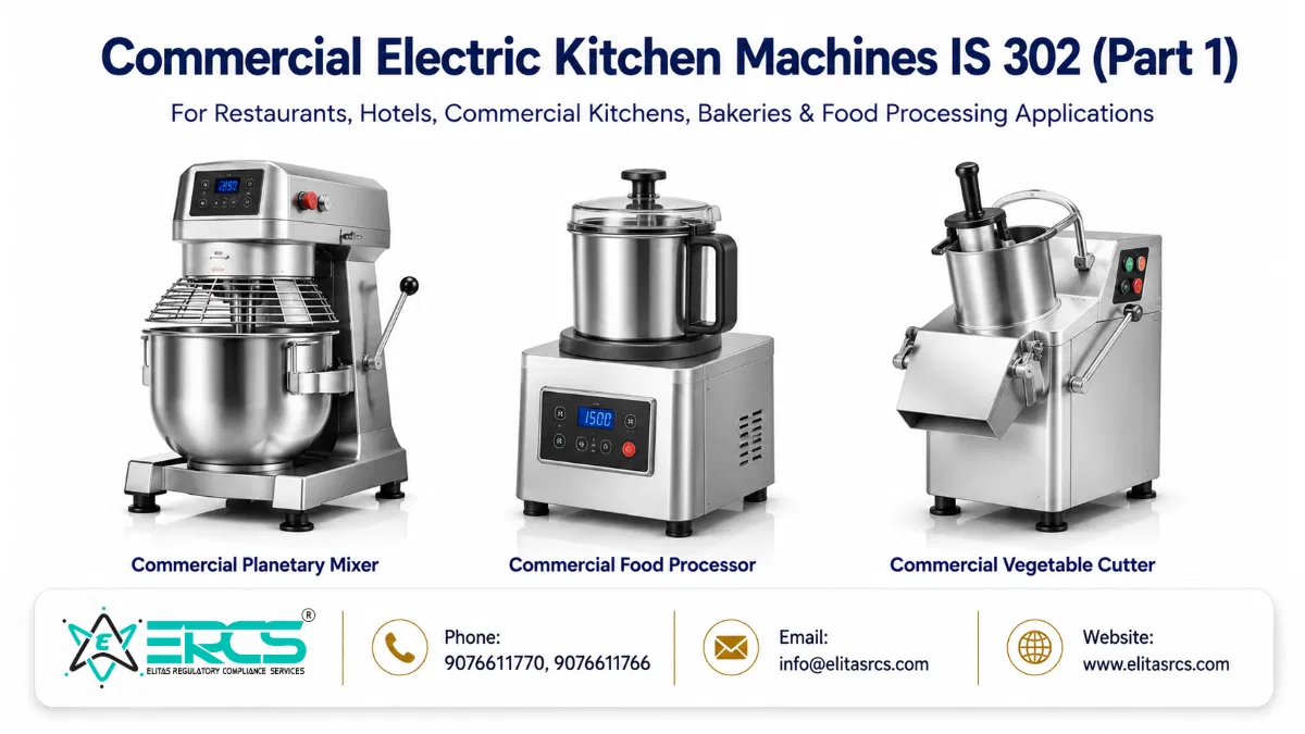 Commercial Electric Kitchen Machines IS 302 Part 1