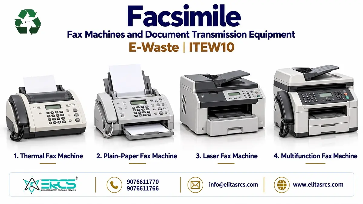EPR Registration for Facsimile CPCB Fax Machine