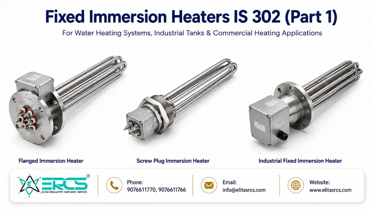 Fixed Immersion Heaters IS 302 Part-1