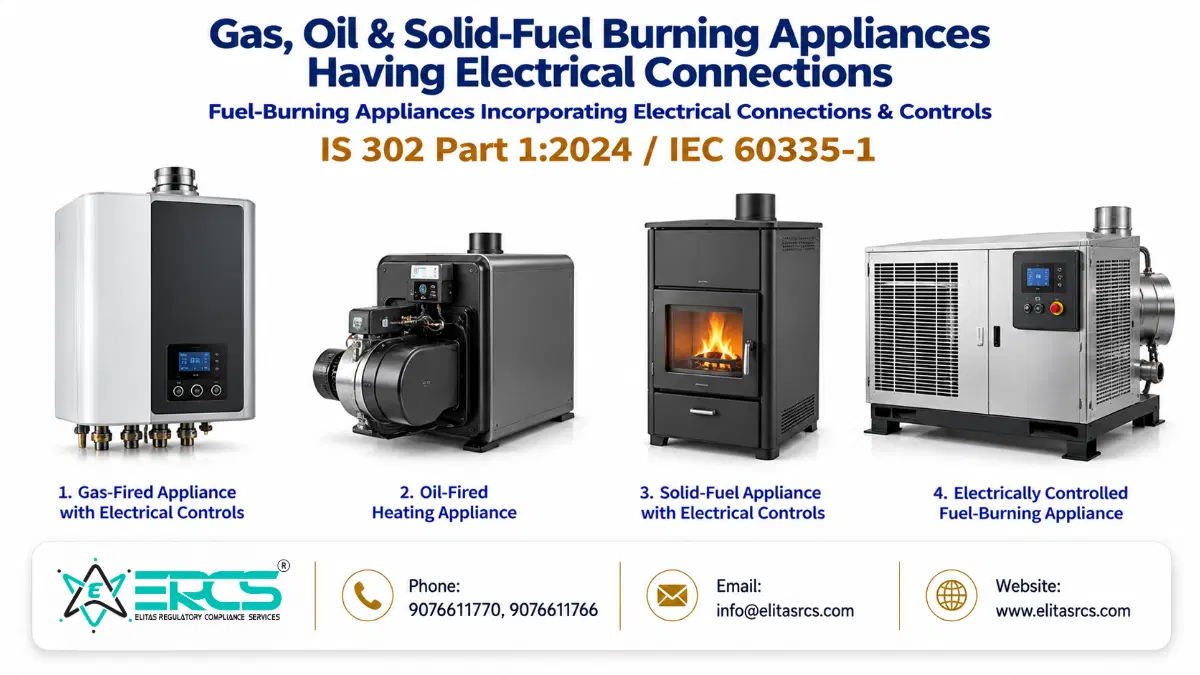 Gas/Oil-Fired Appliances IS 302-1 | ISI Mark