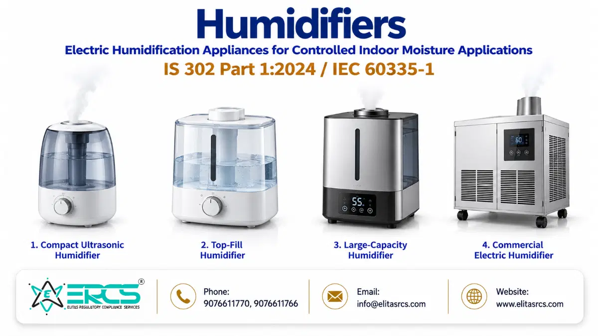 Humidifiers IS 302 Part 1: 2024/IEC 60335-1