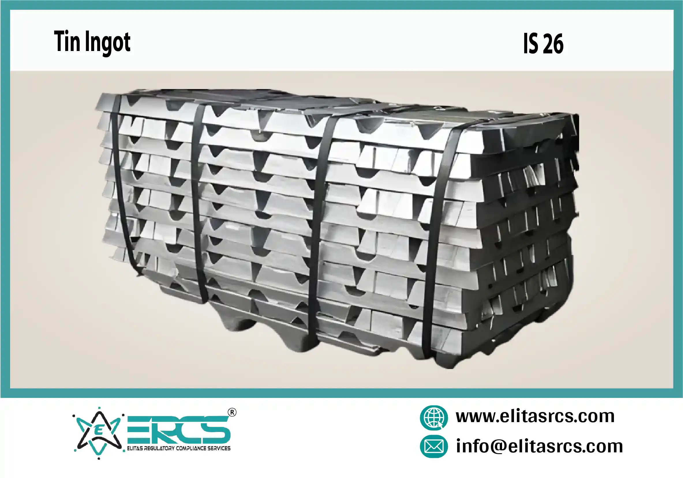 BIS Certification for Tin Ingot in India