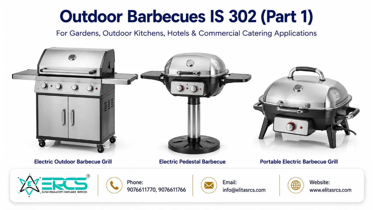 Outdoor Barbecues IS 302 Part 1: 2024/IEC