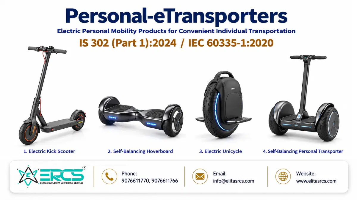 Personal-eTransporters IS 302 Part 1: 2024/IEC 60335-1
