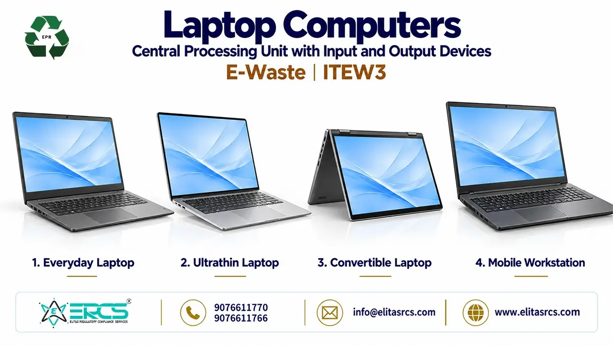 EPR Certificate for  Laptop Computers (CPU with input and output devices)